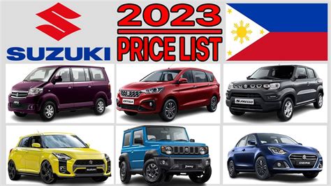 suzuki vehicles philippines|suzuki price list philippines 2023.